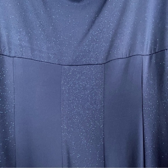 R & M Richards Sleeveless Square Neckline Dress Sparkly Stretchy Women’s Size 16 - Picture 9 of 13